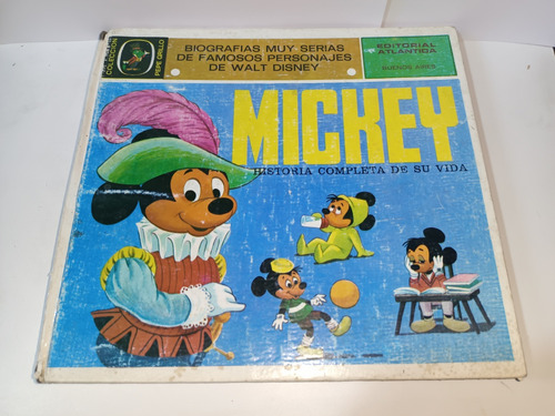 Libro Antiguo Historia Mickey Colección Pepe Grillo 1971