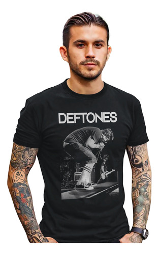 Playera Deftones Chino Logo Concierto Single Dvd Lp Own Bore