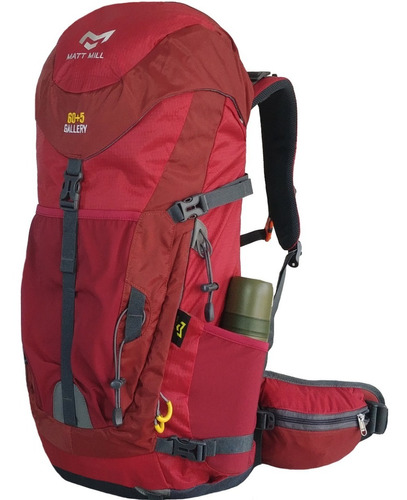 Mochila Campera Hombre Mujer Viaje Turismo Trekking Mina Tnf