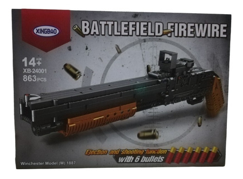 Bloque De Construcción Tipo Escopeta Winchester 863 Piezas