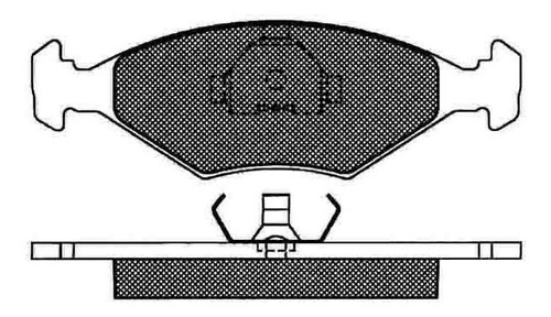 Pastilla De Freno Fiat Duna 90/94 Delantera