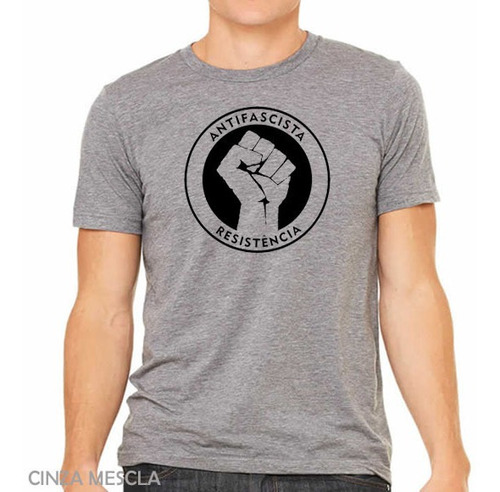 Camiseta Antifascista Resistência