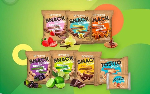 Amana Brasil Misto De Tostiqs E Snacks Amanitos - 17 Unid.