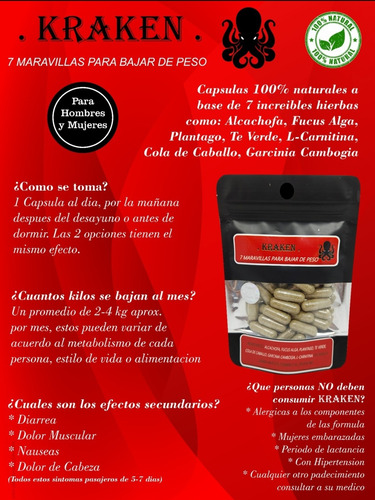 Cápsulas Pérdida De Peso Y Parches Adelgazantes Reductivos