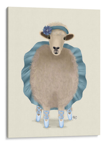 Canvas Lab Cuadro Ballet Ovejas 3 45x60, Fab Funky