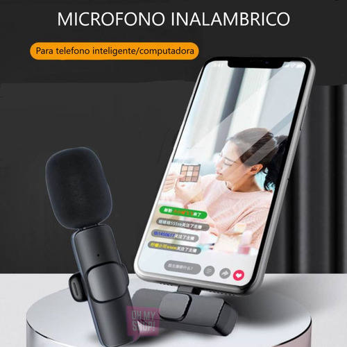 Micrófono Inalámbrico Corbatero Celular iPhone Android Usb C