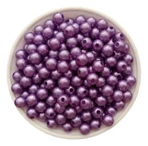 Comprar 25gr Perla Plástica 8mm - Armado Bijouteria Artesanias