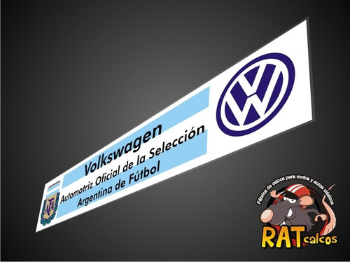 Calco Volkswagen Varios Modelos / Luneta Selección Argentina