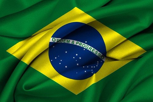 Poster Foto Hd 65cmx100cm Bandeira Brasil Decoração Parede