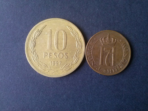 Moneda Noruega 1 Ore 1925 (c43)