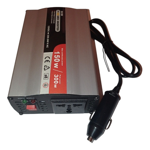 Inversor De Voltage Para Auto 12v/150w 220v