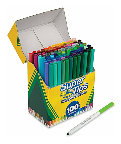 Plumones Supertips 100 Super Tips Crayola Original Marcadors