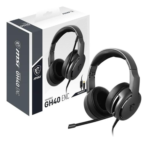 Audifonos Auriculares Gamer Msi Immerse Gh40 Enc