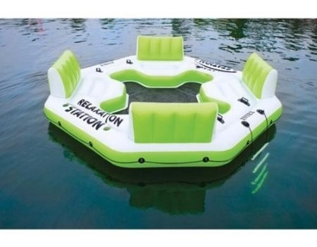 Inflable Isla Para Piscina Lago Mar Juegos Envio Gratis