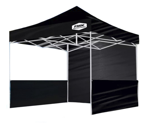 Techo + Paredes Para Gazebo Eqp 3x3 Negro Fmx