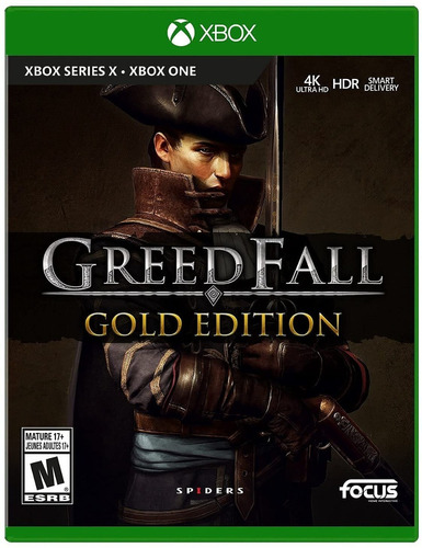 Greedfall Gold Edition Xbox One Físico Nuevo Mapa + Stickers