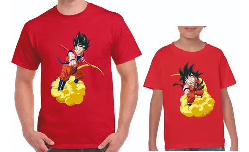 Set Familia 3 Playeras Dragon Ball Goku Chi Chi Milk Cuotas sin