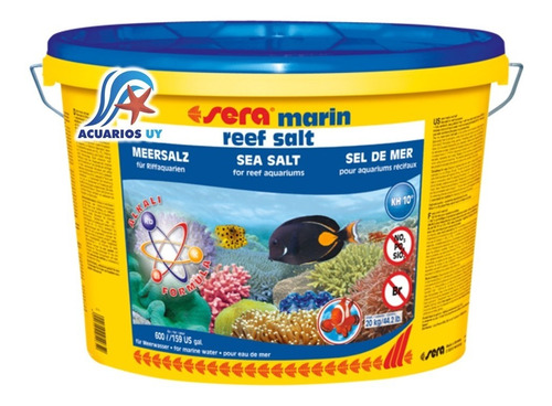 Sal P/acuario Marino De Arrecife. Sera Marin Reef Salt 20kg