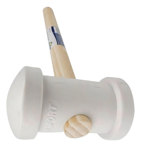 Martelo Azulejista Borracha Dlucca 40mm Branco 100gr