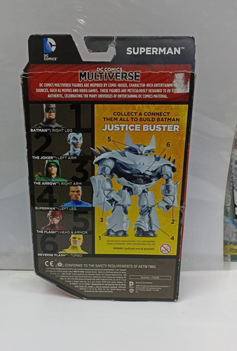 Figura Dc Multiverse Superman Earth 23- Nueva Sellada (Usado)