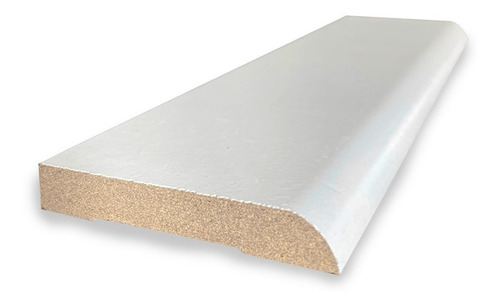 Imagen 1 de 5 de Contramarco O Zócalo Mdf Pintado 9mm X 57mm X 2.44mts