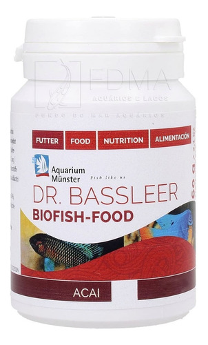 Ração Dr Bassleer Biofish Açai L 150g Auxilia Na Reprodução