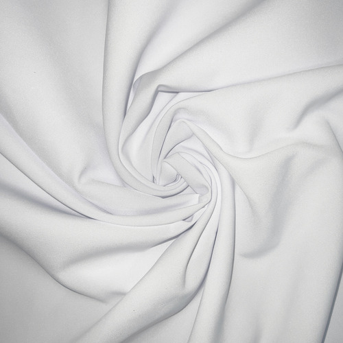 Doble Ancho (3m) Tergal Stretch (rollo 50 Metros) Blanco Liso