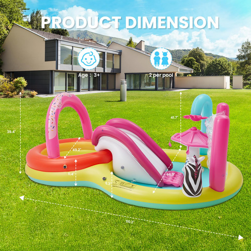 Piscina Inflable Para Niños Centro De Juego Océano