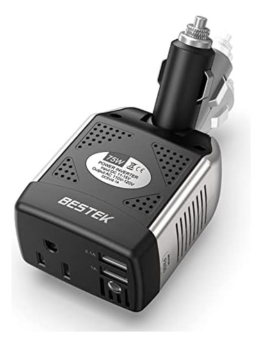 Bestek 75w Inversor De Corriente Dc 12v A 110v Ac Inversor D