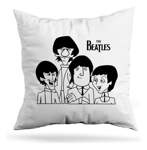 Cojin Deco Caricatura The Beatles (d0181 Boleto.store)
