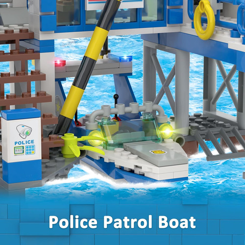 Juego De Bloques De Construcción Para Comisaría De Policía D