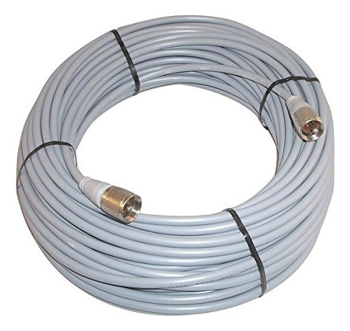 Cable Coax Rg8x De 100 Pies Para Radio Cb / Ham Con Conector