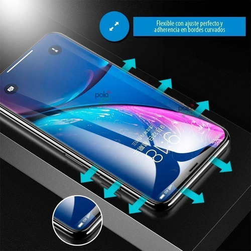 Imagen 6 de 8 de Film Hidrogel Full Cover Para Samsung A5 A6 A7 A8 A9 Plus