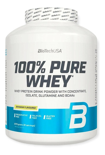 100% Pure Whey 5lib - Biotech Usa - Banana
