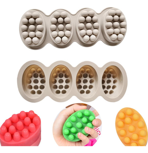 Moldes De Silicona Para Jabón, 4 Cavidades, Molde Para