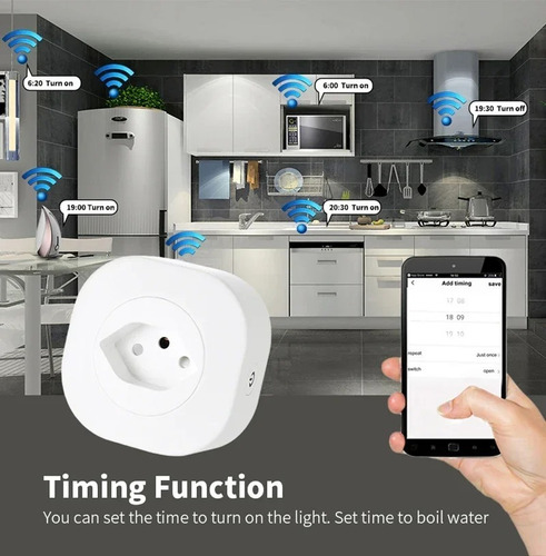 Enchufe Inteligente Wifi 220v 16a App Smart