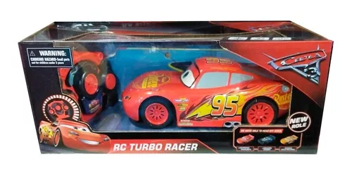 Carro de Controle Remoto Grande - Disney Cars Relampago McQueen