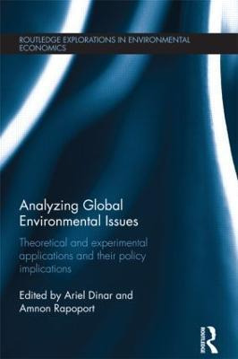 Libro Analyzing Global Environmental Issues - Ariel Dinar