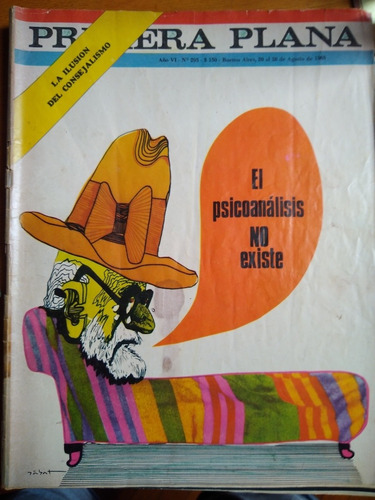 Revista Primera Plana 295 - 20/8/1968 - Psicoanálisis Freud