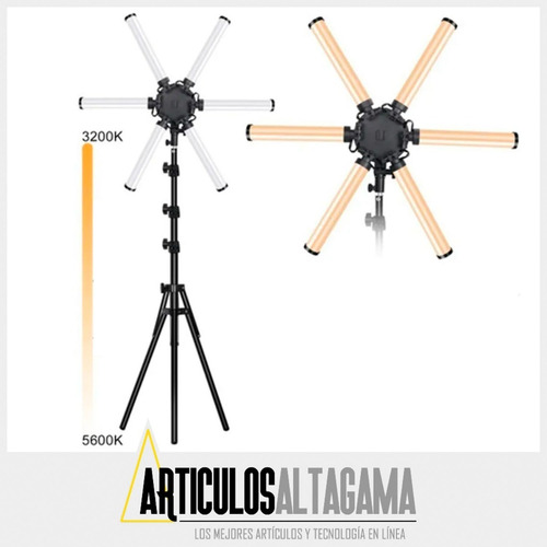 Aro De Luz Led 65cm Estrella 6 Tubos Iluminación Fotografía | Envío gratis Aro De Luz Led 65cm Estrella 6 Tubos Iluminación Fotografía | Envío gratis