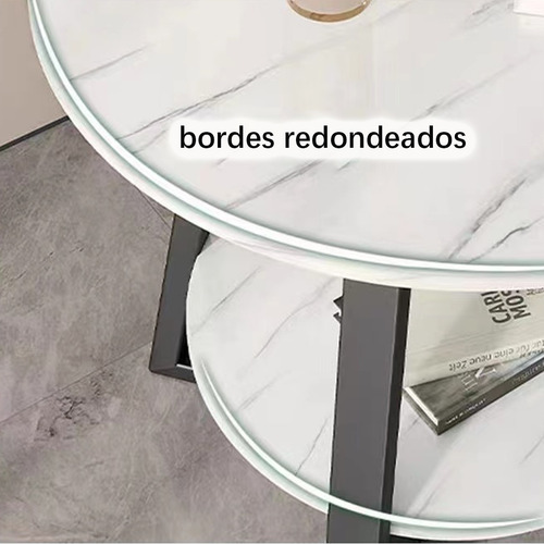 Mesa Redonda De Madera Estilo Mesa De Centro Minimalista