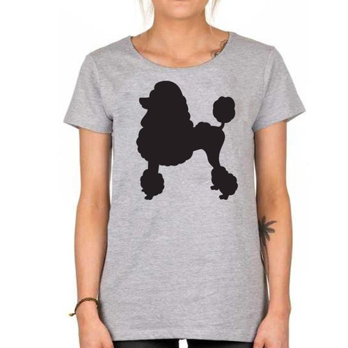 Remera De Mujer Poodle Caniche Perro Dog M1 Animales