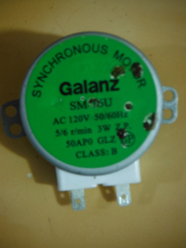 Motor Para Plato Giratorio Microndas Sm-16u Galanz