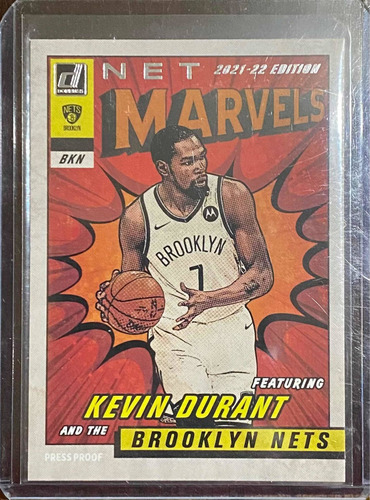 2021-22 Donruss Net Marvels Press Proof Kevin Durant Nets