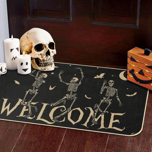 Erweicet Tapete De Esqueletos Bailarines De Halloween De 17
