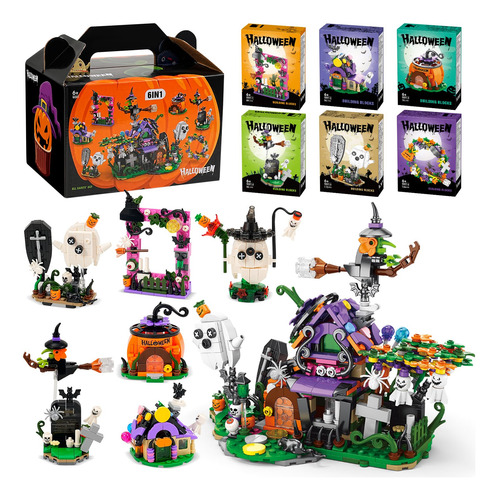 Calendario De Adviento Halloween 2024 Bloques Construcción N
