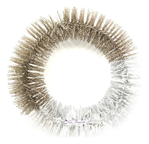 Corona Led Nude- 30 Cm- Decoración Navidad- Universo Mágico-