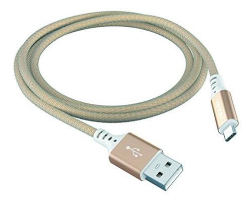 Ventev Cable De Datos Blindado Y Reforzado Usb A /usb C 1.2m