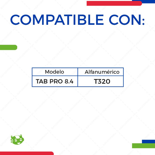 Cristal Touch Tactil Sam Galaxy Tab Pro 8.4 T320 Sm-t320 Color Blanco