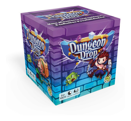 Dungeon Drop - Jogo De Tabuleiro Grok - 